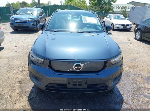 YV4ED3UR3N2705159 2022 VOLVO XC40 RECHARGE PURE ELECTRIC Navy Սալոնի հետևի տեսք