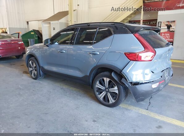 YV4ED3UW2P2074607 2023 VOLVO XC40 RECHARGE PURE ELECTRIC Серый Задняя левая четверть