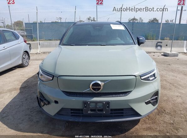 YV4ED3UW3P2963092 2023 VOLVO XC40 RECHARGE PURE ELECTRIC Зеленый Вид щитка приборов
