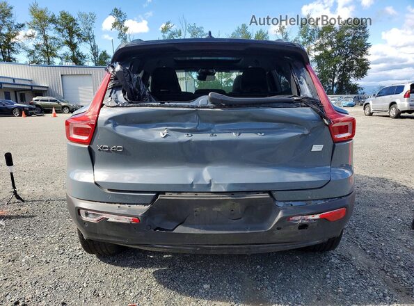 YV4ED3UW4P2958094 2023 VOLVO XC40 Blue უკანა ხედი