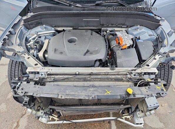 YV4H600A5P1914904 2023 VOLVO XC90 Blue ძრავის განყოფილების ხედი