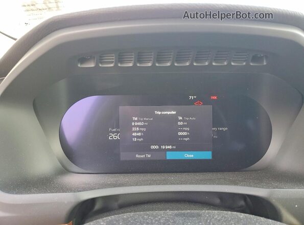 YV4H600NXP1967763 2023 VOLVO XC90 Серебряный Вид щитка приборов