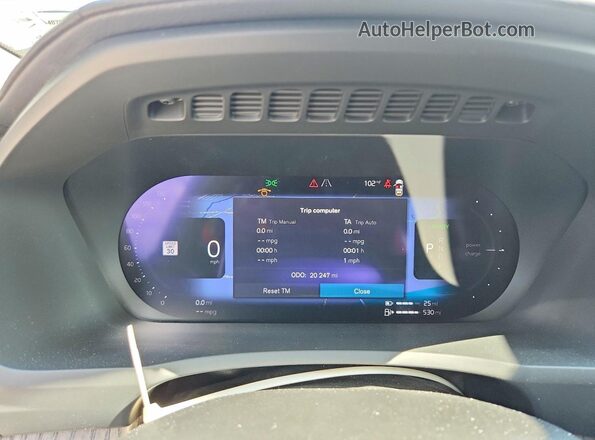 YV4H60CA2P1982220 2023 VOLVO XC90 Charcoal Вид щитка приладів