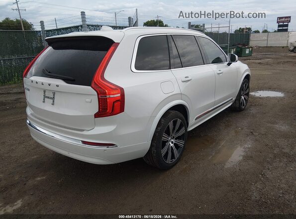 YV4H60CK5R1153900 2024 VOLVO XC90 RECHARGE PLUG-IN HYBRID White Tył prawy