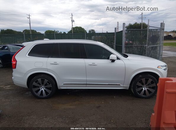 YV4H60CK5R1153900 2024 VOLVO XC90 RECHARGE PLUG-IN HYBRID White Widok wnętrza z tyłu