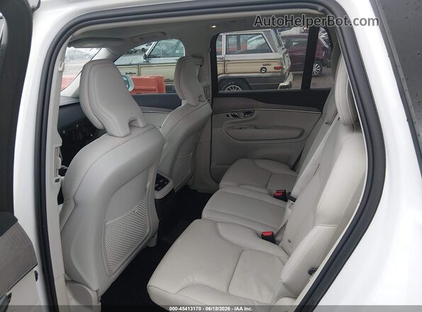 YV4H60CK5R1153900 2024 VOLVO XC90 RECHARGE PLUG-IN HYBRID White Widok naklejki z numerem VIN