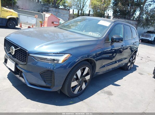 YV4H60DL0R1918650 2024 VOLVO XC60 RECHARGE PLUG-IN HYBRID Blue წინა მარცხენა ხედი სამი მეოთხედიდან