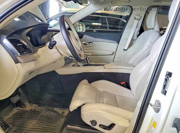 YV4H60LF7R1205742 2024 VOLVO XC90 White Widok wnętrza z przodu