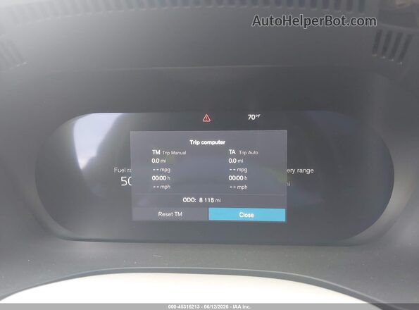 YV4H60RCXS1104424 2025 VOLVO XC60 PLUG-IN HYBRID Blue Vista de los asientos traseros
