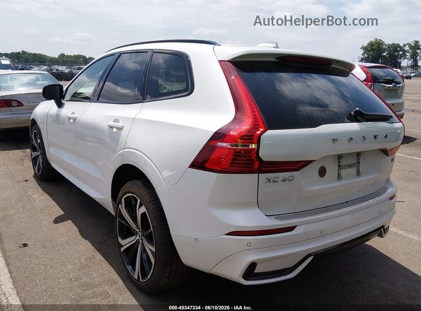 YV4H60RM2S1073694 2025 VOLVO XC60 PLUG-IN HYBRID White უკანა მარცხენა