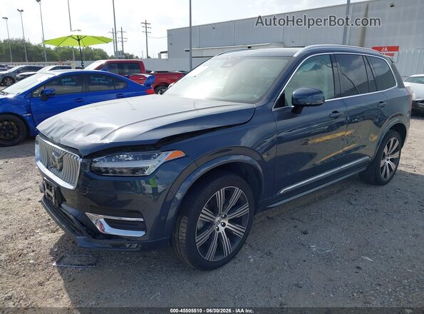 YV4L12PE5R1190406 2024 VOLVO XC90 Синий Передняя левая четверть