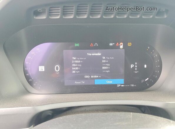 YV4L12PK2R1205062 2024 VOLVO XC90 Gray Instrument cluster view