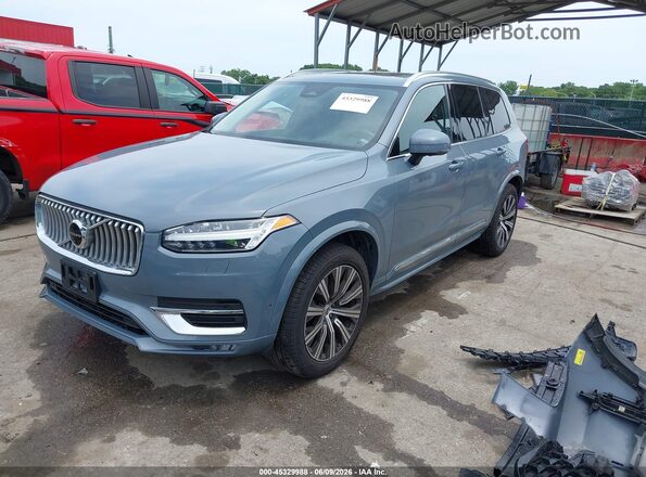 YV4L12PN3P1930631 2023 VOLVO XC90 Blue წინა მარცხენა ხედი სამი მეოთხედიდან
