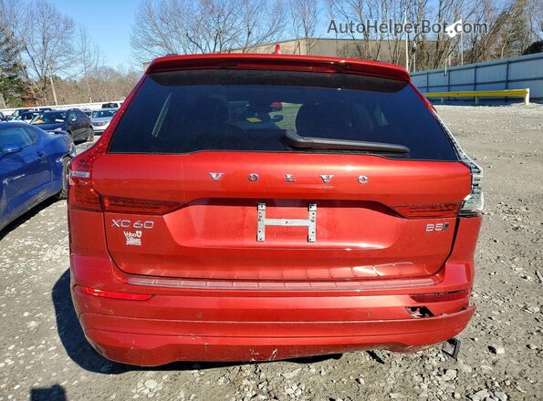 YV4L12RK2N1091927 2022 VOLVO XC60 Red Հետևի տեսք