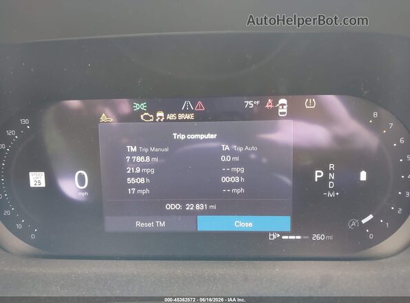 YV4L12RL3R1723624 2024 VOLVO XC60 Blue უკანა სავარძლების ხედი