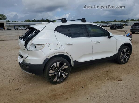 YV4L12UE1R2204459 2024 VOLVO XC40 White Tył prawy