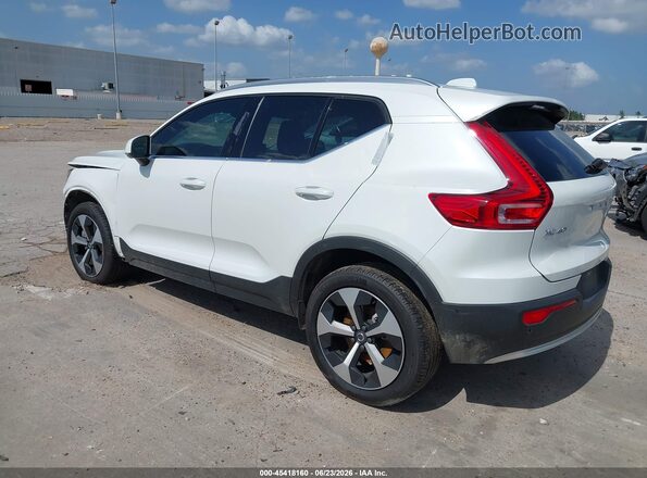 YV4L12UE1S2602907 2025 VOLVO XC40 Белый Задняя левая четверть