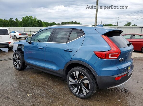 YV4L12UE2R2214501 2024 VOLVO XC40 Blue Trasero izquierdo