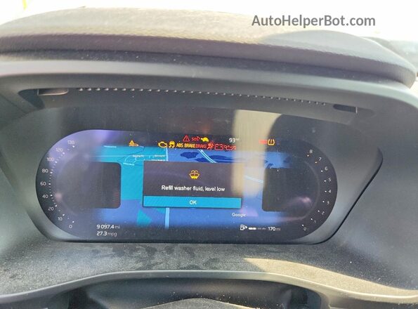YV4L12UK2R2258620 2024 VOLVO XC40 Gray ხელსაწყოთა პანელის ხედი