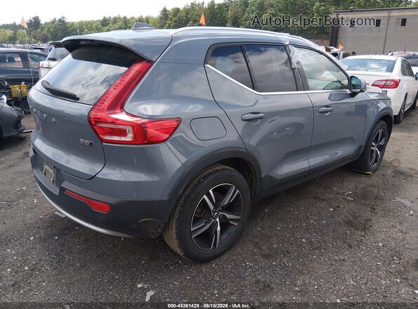 YV4L12UN1P2966493 2023 VOLVO XC40 Gray Задня права чверть