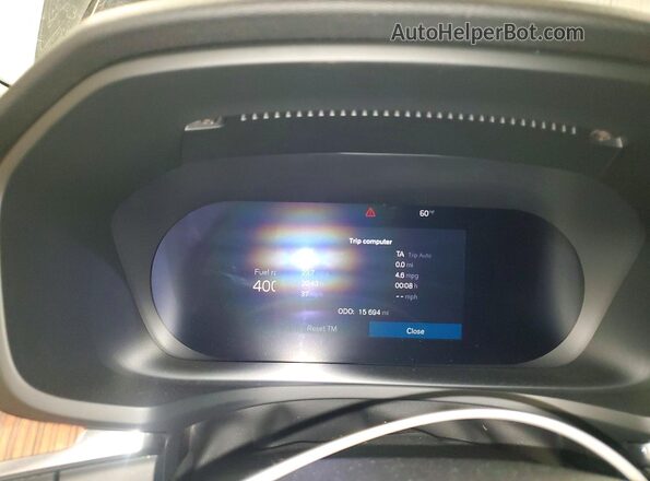 YV4L12WK0S2148992 2025 VOLVO V60 Black Instrument cluster view