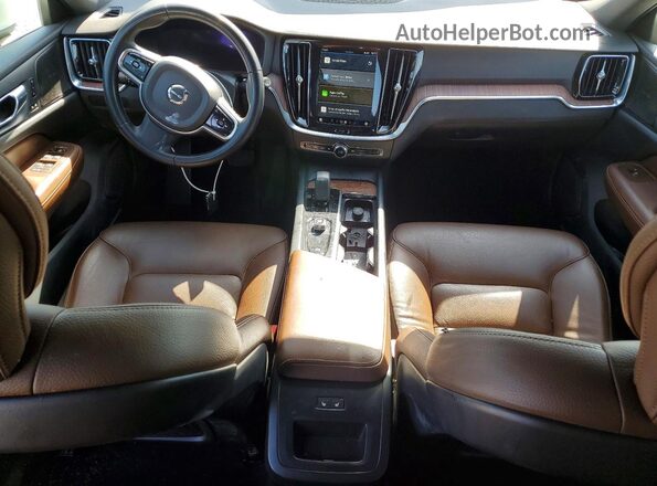 YV4L12WZ7P2107098 2023 VOLVO V60 White Dashboard view