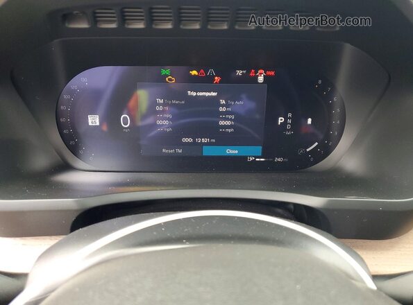 YV4M12JB7S1390857 2025 VOLVO XC90 Gray Instrument cluster view