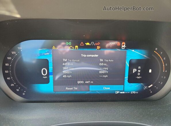 YV4M12RC7T1468164 2026 VOLVO XC60 Brown Instrument cluster view