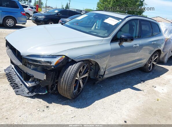 YV4M12RM1S1122246 2025 VOLVO XC60 Silver Առջևի ձախ երեք քառորդ տեսարան
