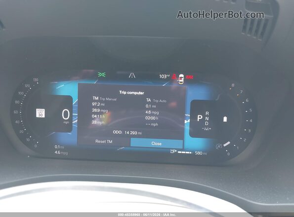 YV4M12RM8S1082229 2025 VOLVO XC60 White Հետևի նստատեղերի տեսք