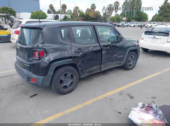 ZACCJAAB3HPE79200 2017 JEEP RENEGADE Black Задня права чверть