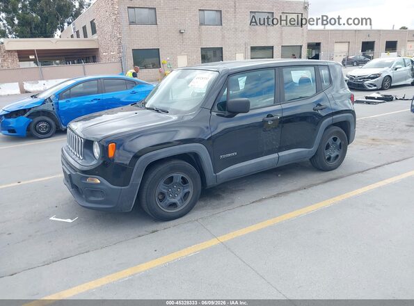 ZACCJAAB3HPE79200 2017 JEEP RENEGADE Black Передня ліва чверть