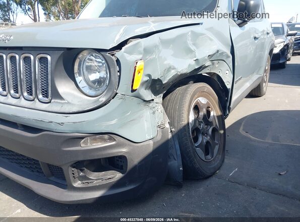 ZACCJAAB4HPF61842 2017 JEEP RENEGADE Gray Widok zestawu wskaźników