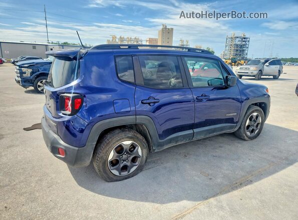 ZACCJAAB8HPF83732 2017 JEEP RENEGADE Синий Задняя правая четверть