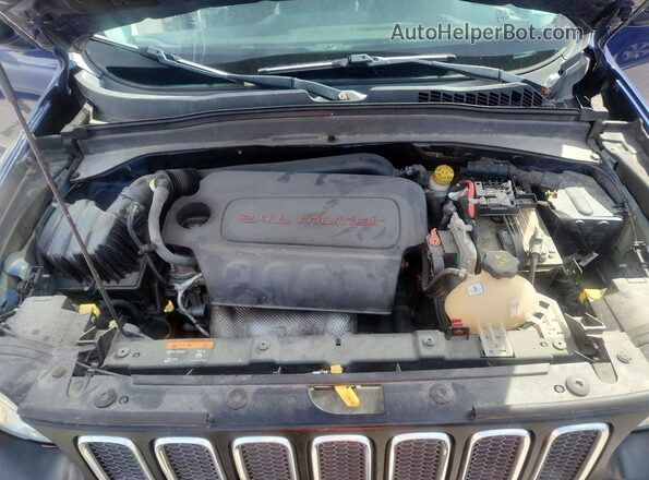 ZACCJAAB8HPF83732 2017 JEEP RENEGADE Синий Вид задней части салона