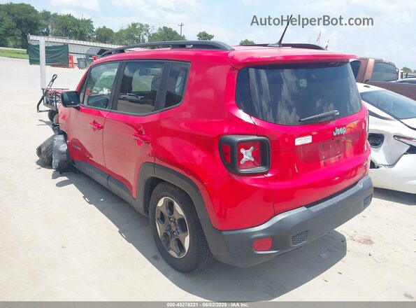 ZACCJAAB9HPF83240 2017 JEEP RENEGADE Red Հետևի ձախ