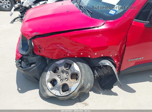 ZACCJAAB9HPF83240 2017 JEEP RENEGADE Red Դիմացի տեսք