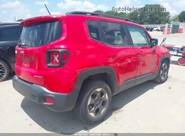 ZACCJAAB9HPF83240 2017 JEEP RENEGADE Red Հետևի աջ