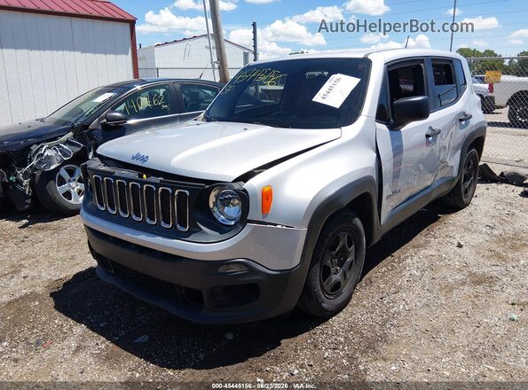 ZACCJAABXHPF75180 2017 JEEP RENEGADE Silver წინა მარცხენა ხედი სამი მეოთხედიდან