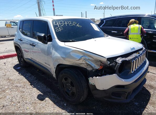 ZACCJAABXHPF75180 2017 JEEP RENEGADE Silver წინა ხედი