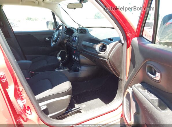 ZACCJAAH0HPG06621 2017 JEEP RENEGADE Red Vista interior delantera
