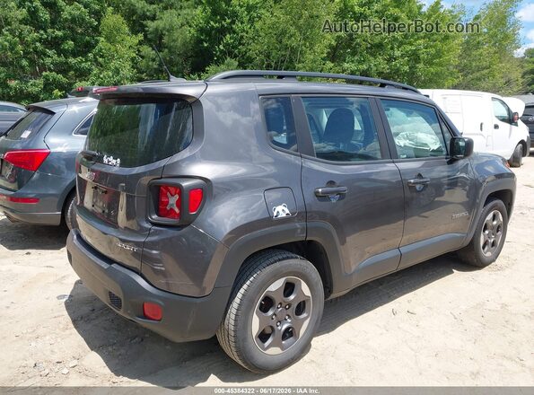 ZACCJAAT0GPC59410 2016 JEEP RENEGADE Gray Tył prawy