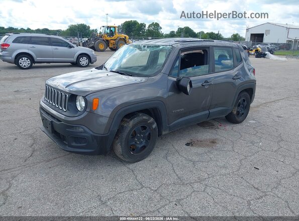 ZACCJAAT0GPE06776 2016 JEEP RENEGADE Gray Front left