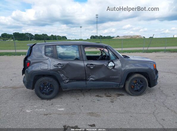 ZACCJAAT0GPE06776 2016 JEEP RENEGADE Gray Rear interior view