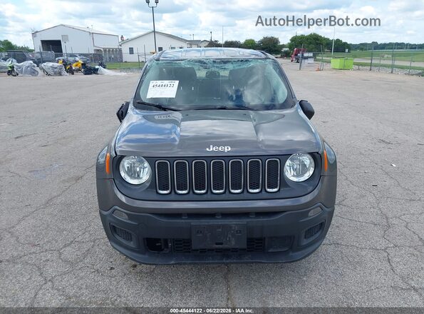 ZACCJAAT0GPE06776 2016 JEEP RENEGADE Gray Instrument cluster view