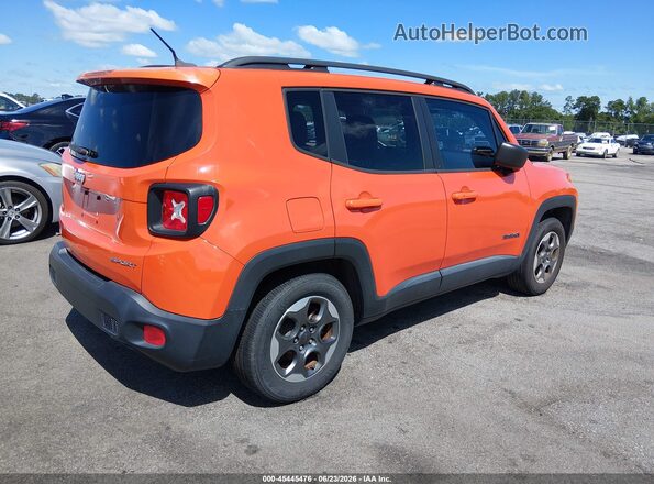 ZACCJAAT2GPD42708 2016 JEEP RENEGADE Orange Հետևի աջ