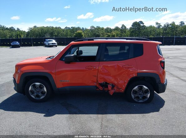 ZACCJAAT2GPD42708 2016 JEEP RENEGADE Orange Սալոնի 360 աստիճան տեսք