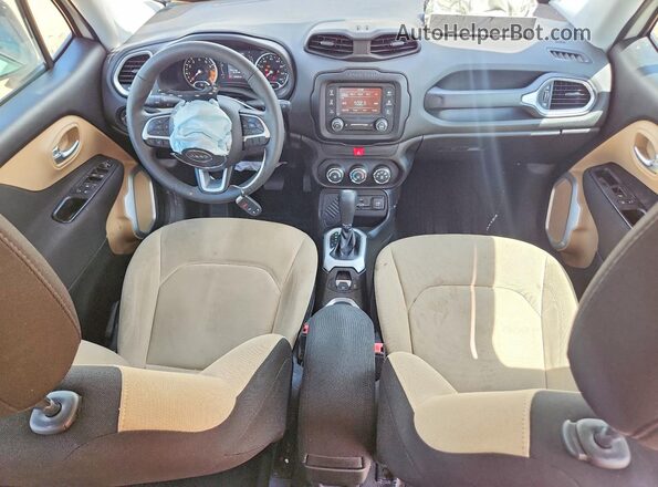ZACCJAAT3GPD42491 2016 JEEP RENEGADE White Dashboard view