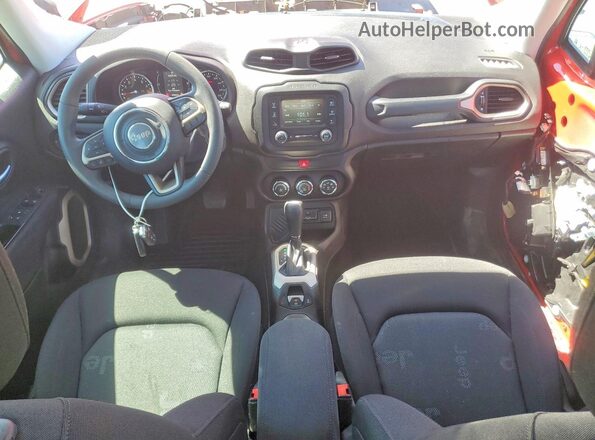 ZACCJAAT6GPD57888 2016 JEEP RENEGADE Red Dashboard view