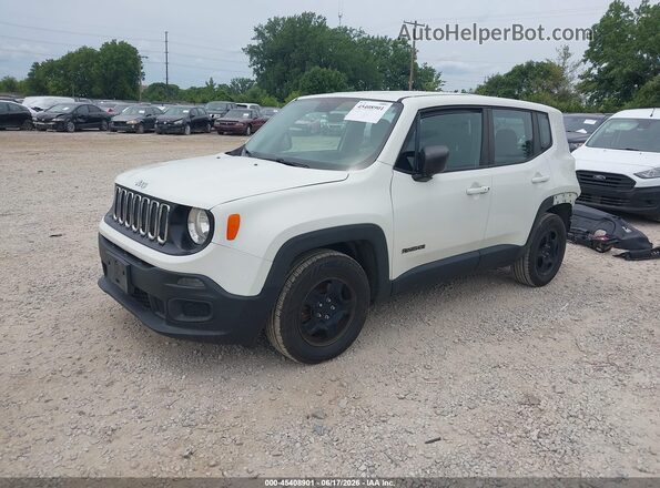 ZACCJAAT9GPD36680 2016 JEEP RENEGADE White Vista tres cuartos delantera izquierda